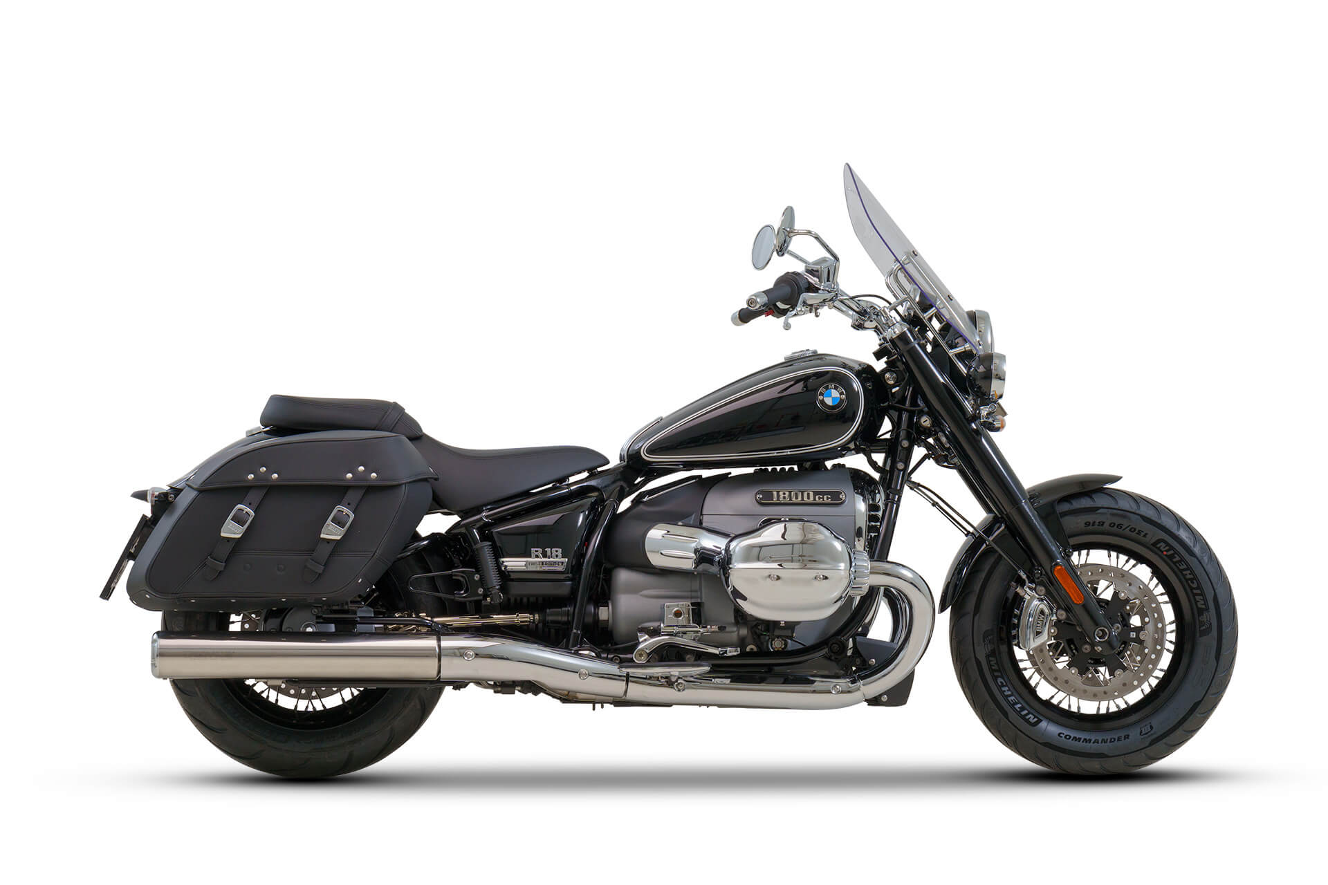 RACING CUSTOM Slip On L/R and selectable endcaps, stainless steel ...