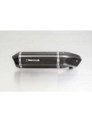 HEXACONE, slip on (muffler) with carbon heat protection shield, carbon, EEC, 
