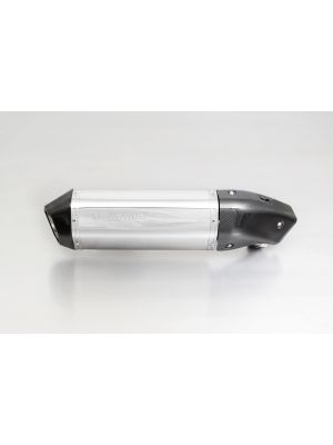 HEXACONE, slip on (muffler) with carbon heat protection shield, stainless steel, EEC, 